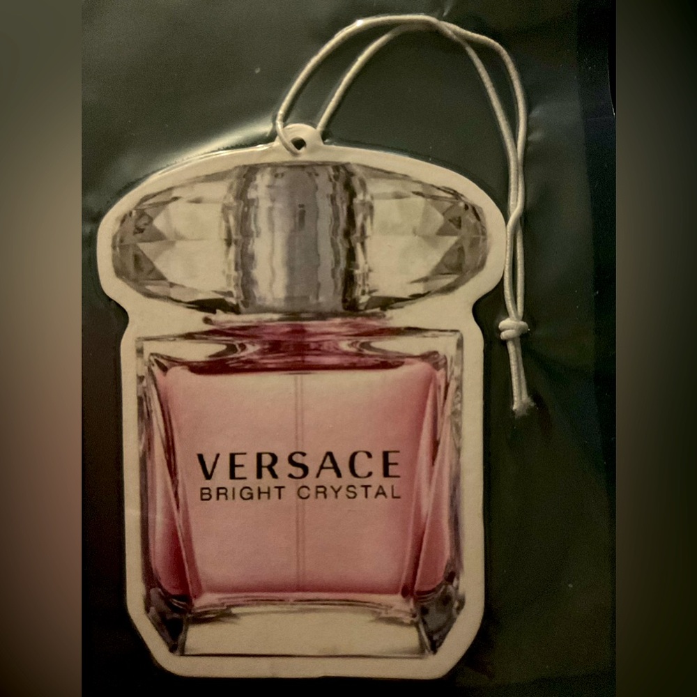 VERSACE BRIGHT CRYSTAL PERFUMATED CAR FRESHENER DECORATION